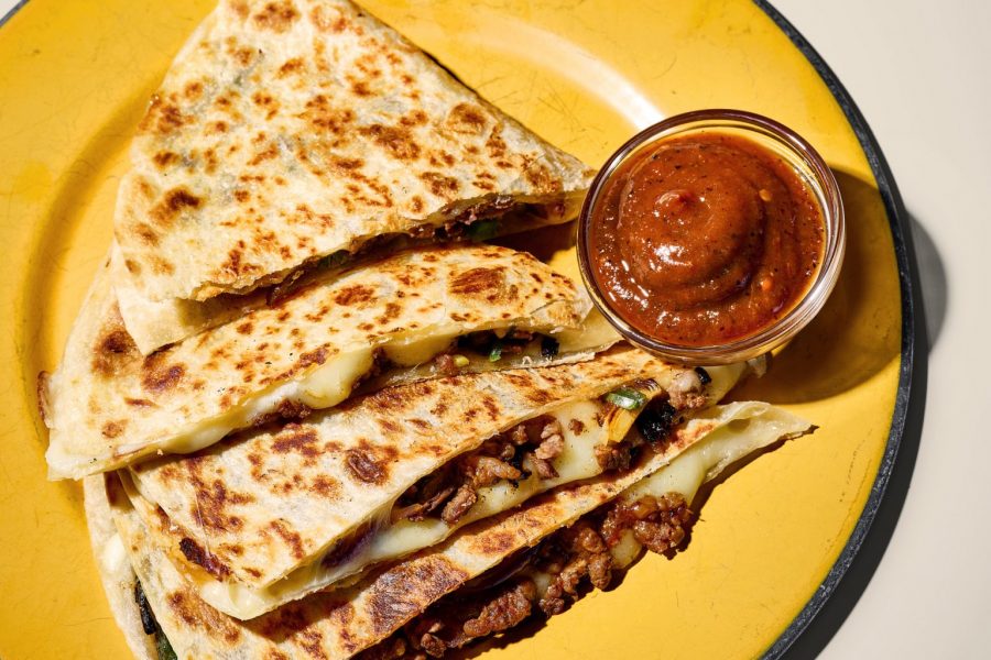 Quesadillas from Breddos Tacos - perfect if you are looking for places to eat in kings cross