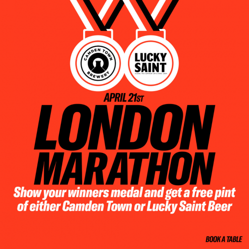 London Marathon - Get A Free Pint When You Show Your Finishers Medal