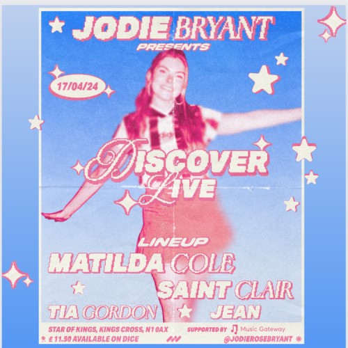 Jodie Bryant presents Discover Live