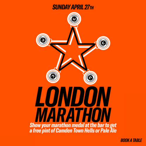 London Marathon - Get A Free Pint When You Show Your Finishers Medal