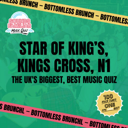 Sounds Familiar Music Quiz - Bottomless Brunch